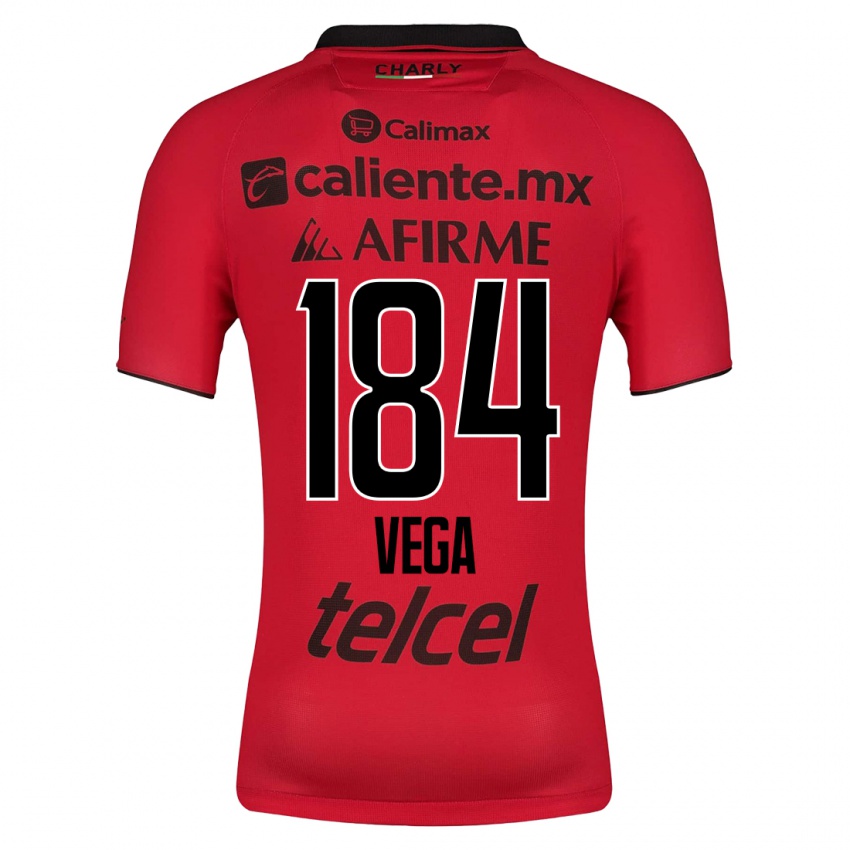 Kinder Daniel Vega #184 Rot Heimtrikot Trikot 2023/24 T-Shirt Belgien
