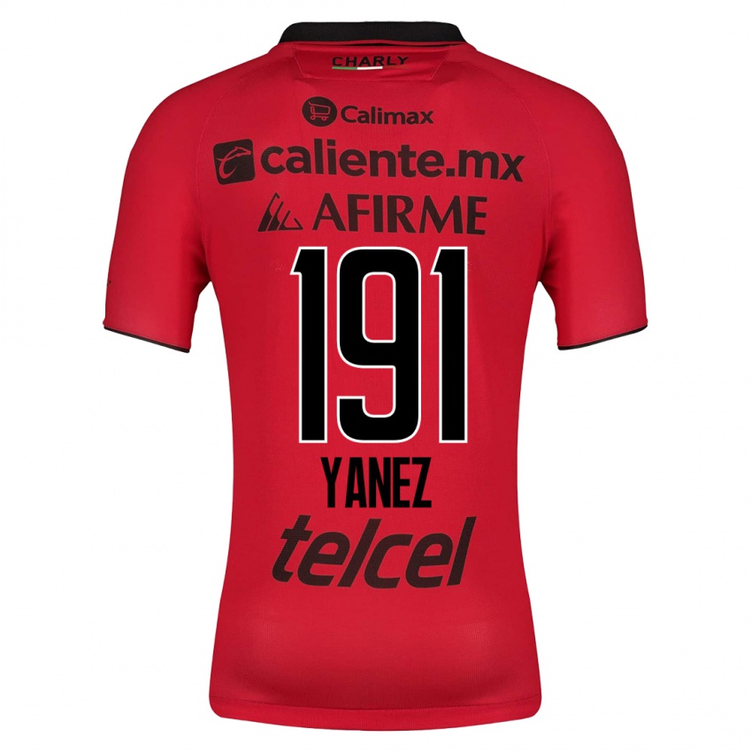 Kinder Sebastián Yánez #191 Rot Heimtrikot Trikot 2023/24 T-Shirt Belgien