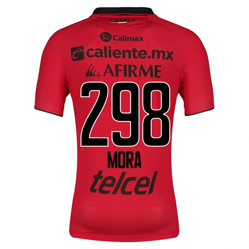 Kinder Gilberto Mora #298 Rot Heimtrikot Trikot 2023/24 T-Shirt Belgien