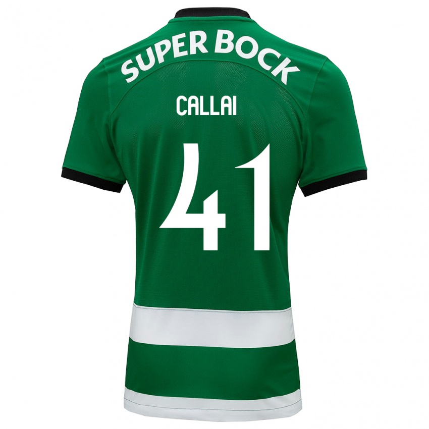 Kinder Diego Callai #41 Grün Heimtrikot Trikot 2023/24 T-Shirt Belgien