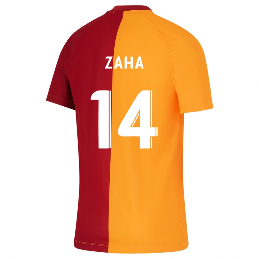 Kinder Wilfried Zaha #14 Orangefarben Heimtrikot Trikot 2023/24 T-Shirt Belgien