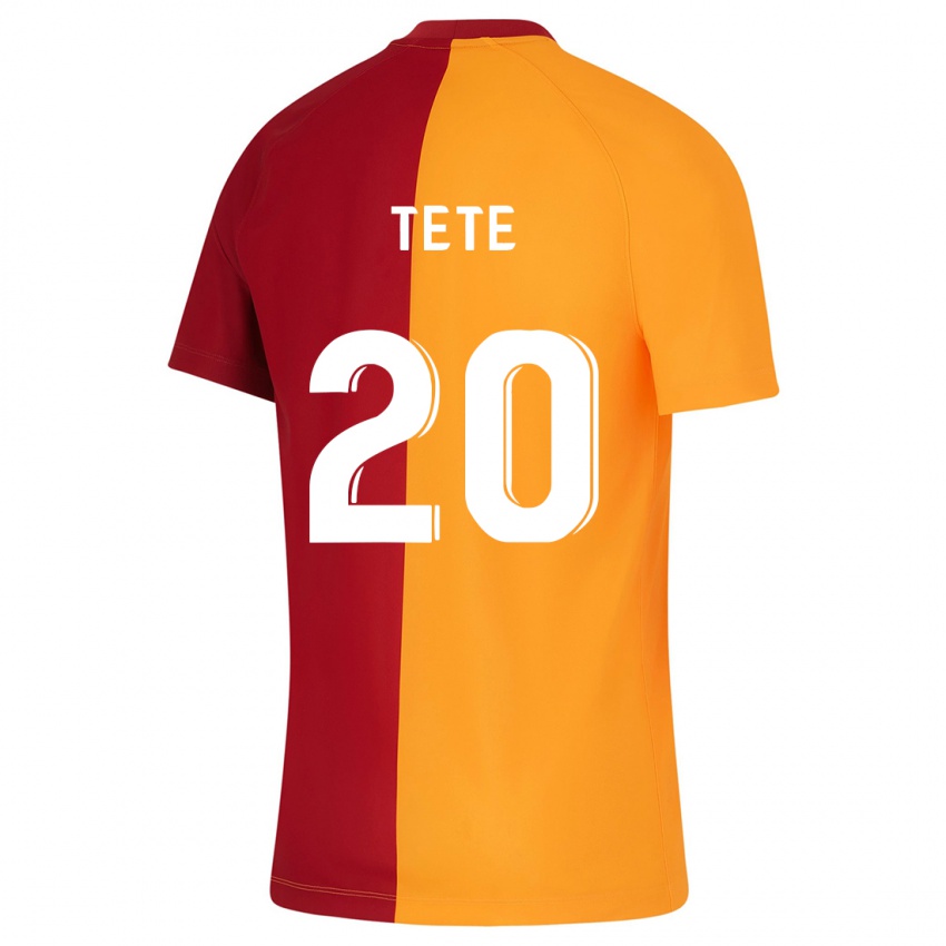 Kinderen Tete #20 Oranje Thuisshirt Thuistenue 2023/24 T-Shirt België