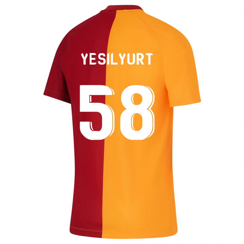 Kinder Ali Yeşilyurt #58 Orangefarben Heimtrikot Trikot 2023/24 T-Shirt Belgien