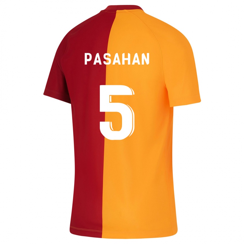 Kinder Eren Pasahan #5 Orangefarben Heimtrikot Trikot 2023/24 T-Shirt Belgien