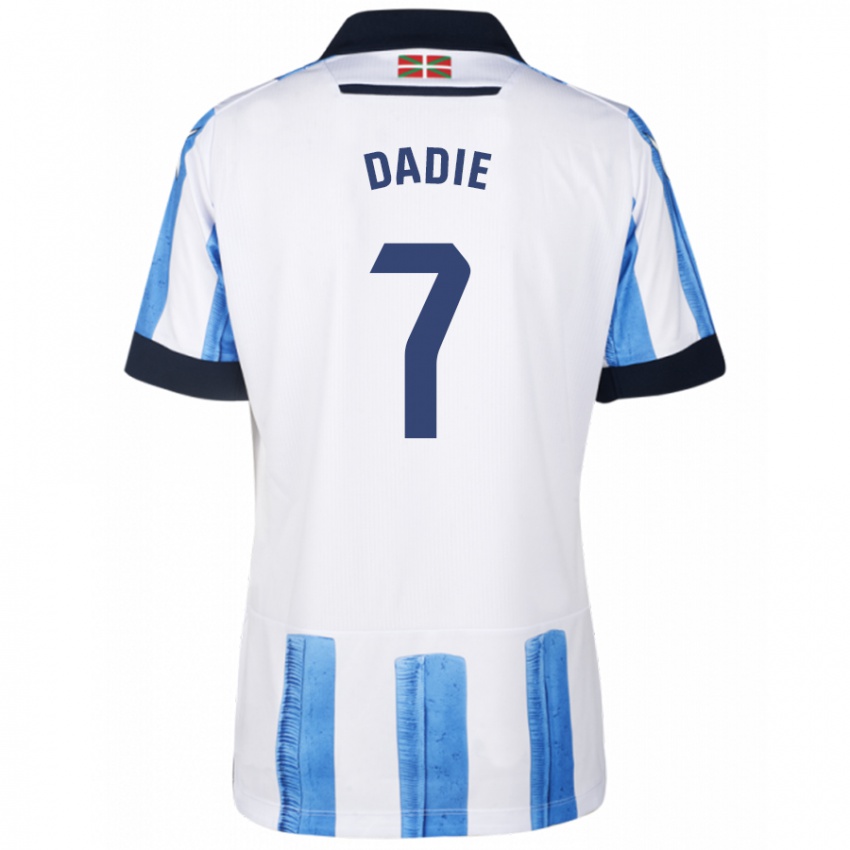 Kinderen Alberto Dadie #7 Blauw Wit Thuisshirt Thuistenue 2023/24 T-Shirt België