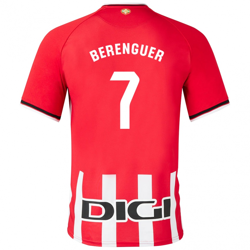 Kinderen Álex Berenguer #7 Rood Thuisshirt Thuistenue 2023/24 T-Shirt België