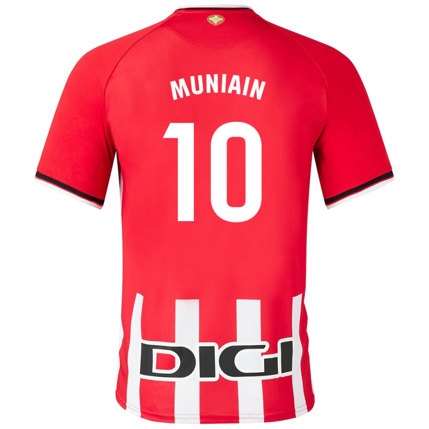 Enfant Maillot Iker Muniain #10 Rouge Tenues Domicile 2023/24 T-Shirt Belgique