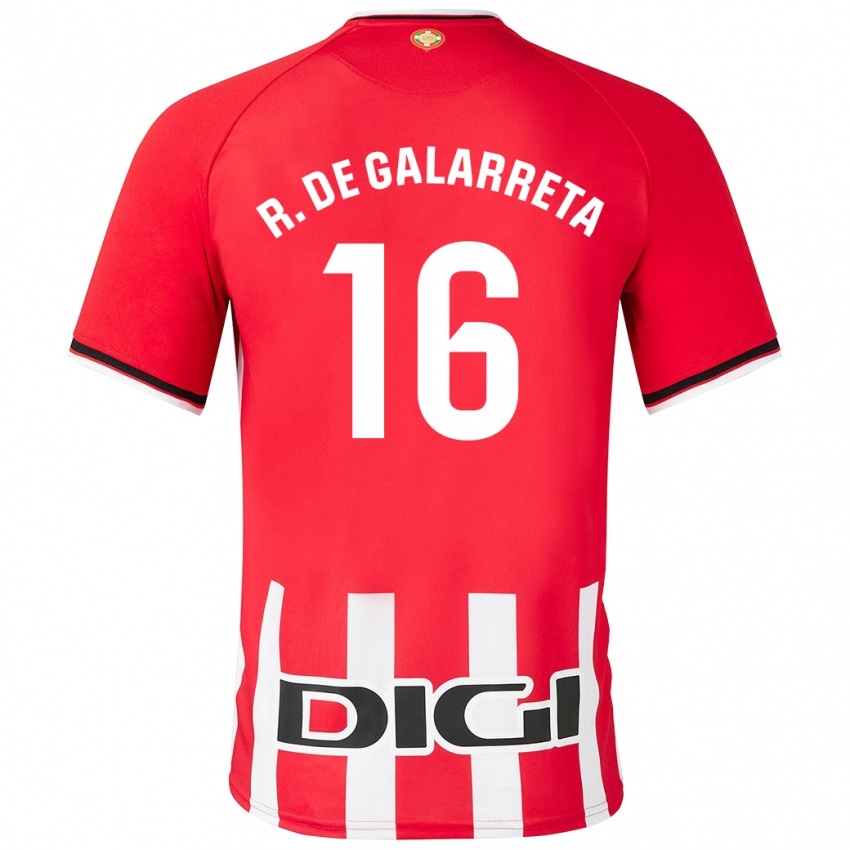 Kinderen Iñigo Ruiz De Galarreta #16 Rood Thuisshirt Thuistenue 2023/24 T-Shirt België