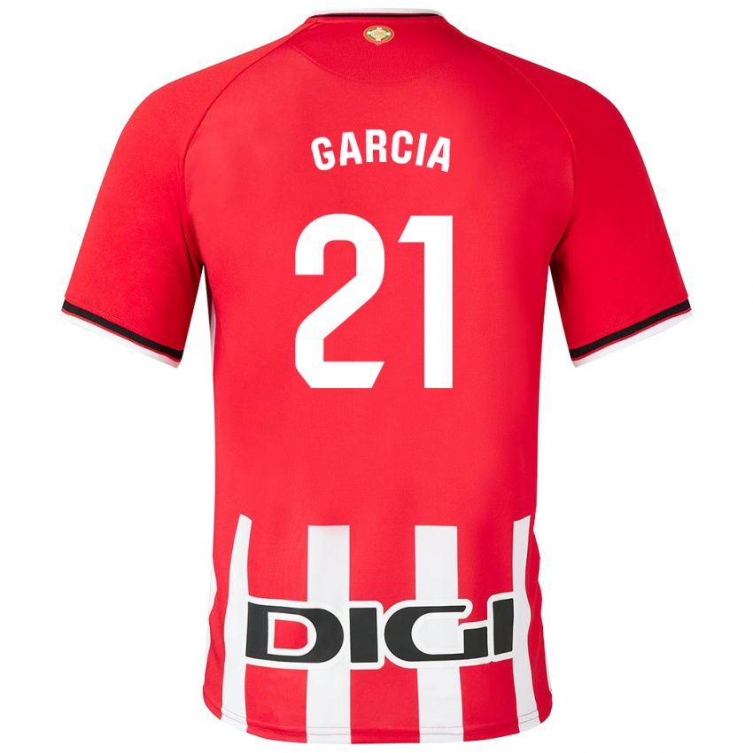 Kinder Beñat García #21 Rot Heimtrikot Trikot 2023/24 T-Shirt Belgien