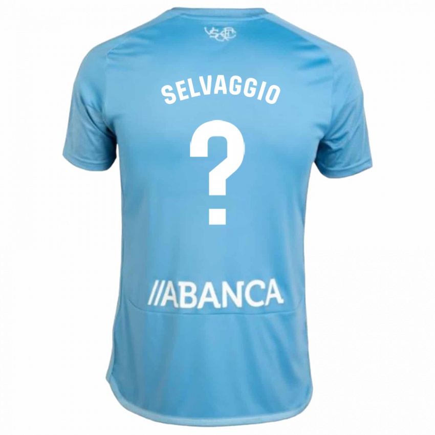 Kinder Nico Selvaggio #0 Blau Heimtrikot Trikot 2023/24 T-Shirt Belgien