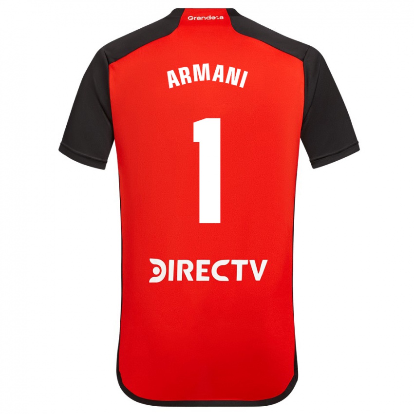 Kinderen Franco Armani #1 Rood Uitshirt Uittenue 2023/24 T-Shirt België
