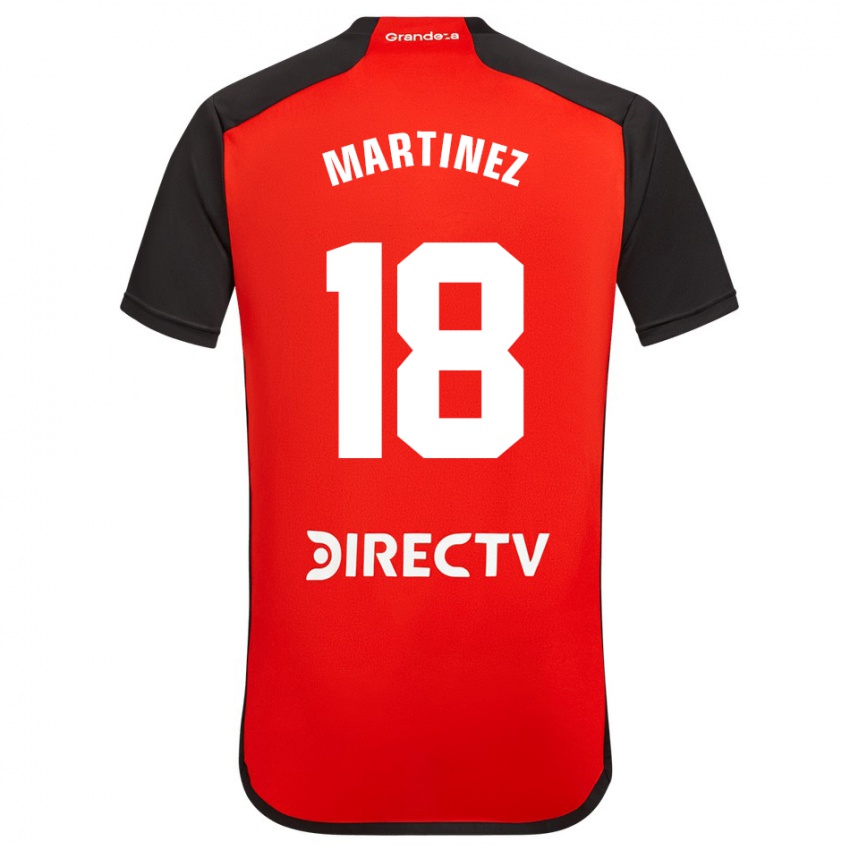 Kinder Pity Martínez #18 Rot Auswärtstrikot Trikot 2023/24 T-Shirt Belgien