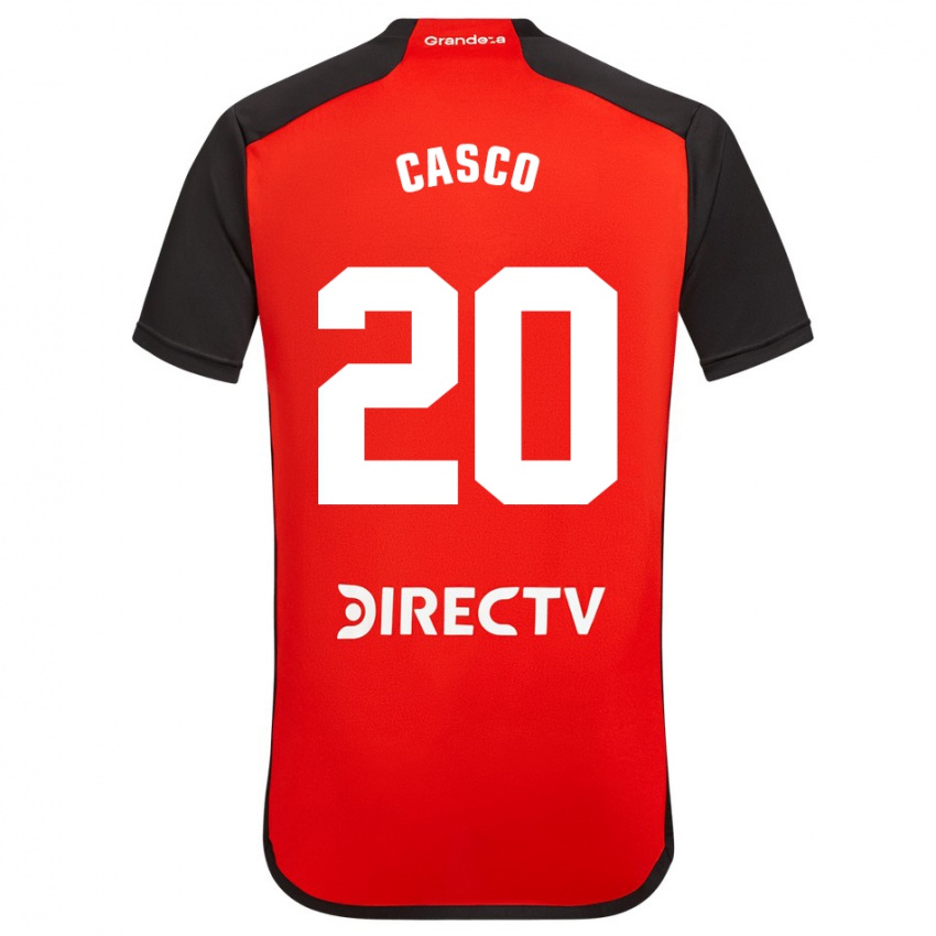 Kinder Milton Casco #20 Rot Auswärtstrikot Trikot 2023/24 T-Shirt Belgien