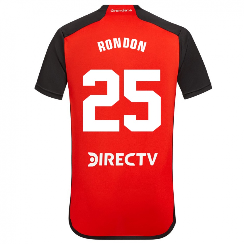 Kinder Salomón Rondón #25 Rot Auswärtstrikot Trikot 2023/24 T-Shirt Belgien