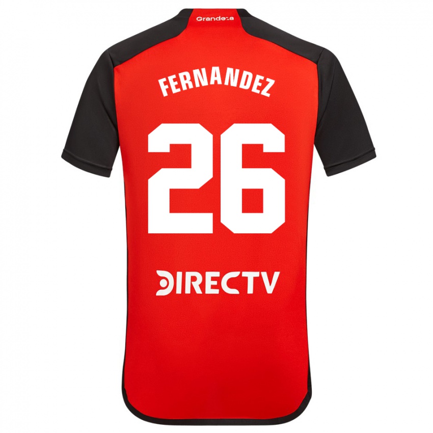 Kinder Nacho Fernández #26 Rot Auswärtstrikot Trikot 2023/24 T-Shirt Belgien
