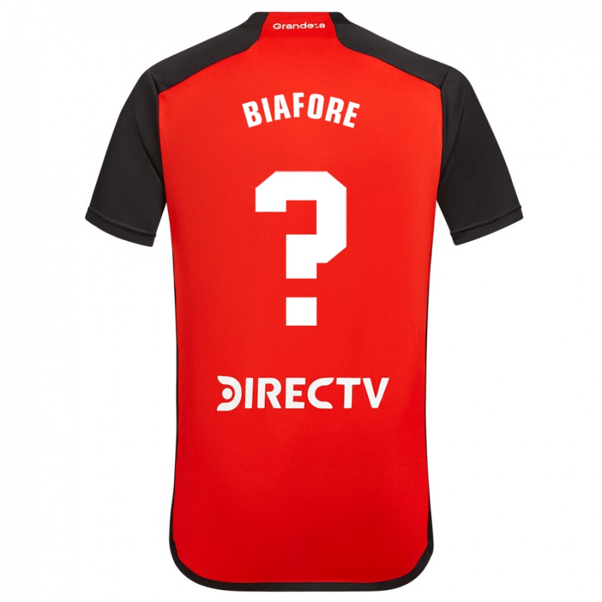 Kinder Leandro Peña Biafore #0 Rot Auswärtstrikot Trikot 2023/24 T-Shirt Belgien