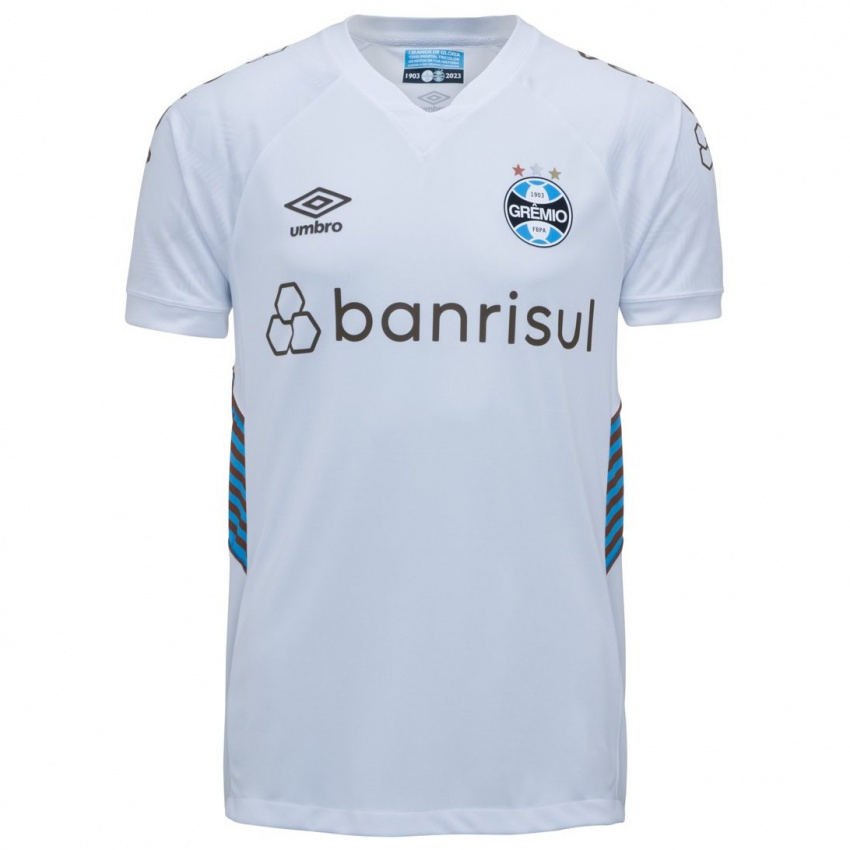 Kinder Everton Galdino #13 Weiß Auswärtstrikot Trikot 2023/24 T-Shirt Belgien