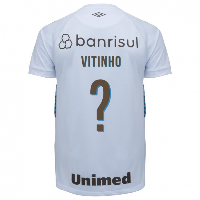 Kinder Vitinho #0 Weiß Auswärtstrikot Trikot 2023/24 T-Shirt Belgien