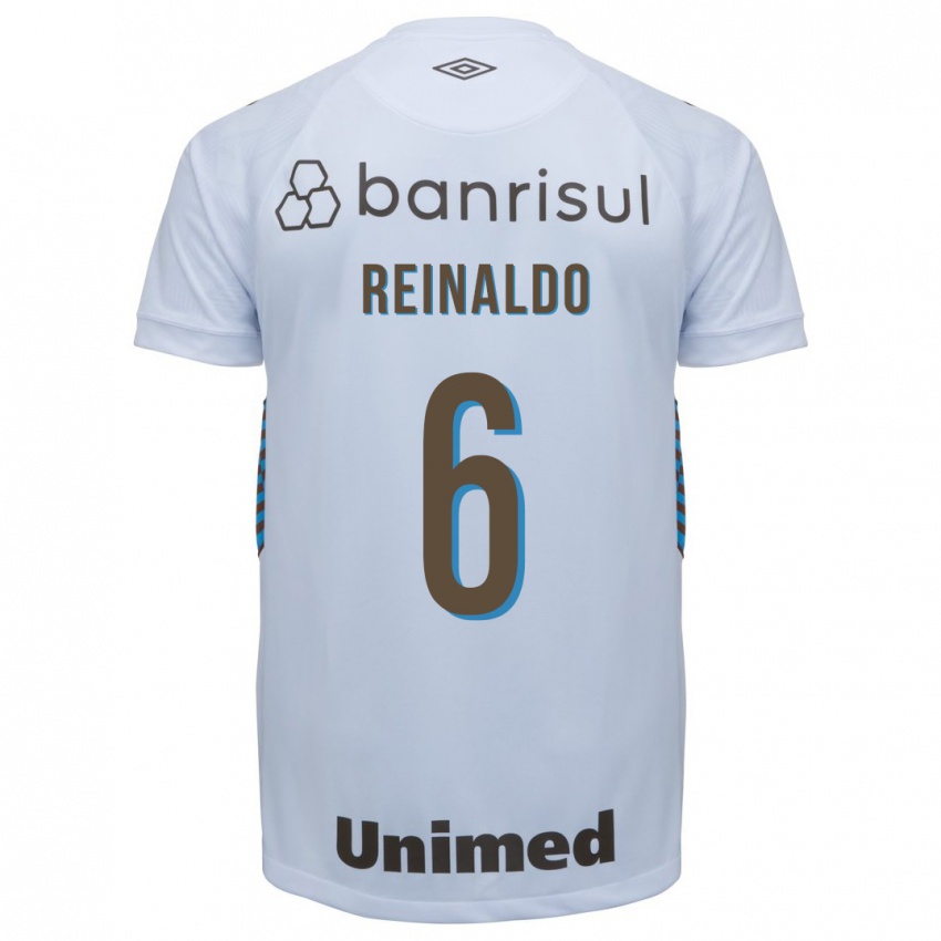 Enfant Maillot Reinaldo #6 Blanc Tenues Extérieur 2023/24 T-Shirt Belgique
