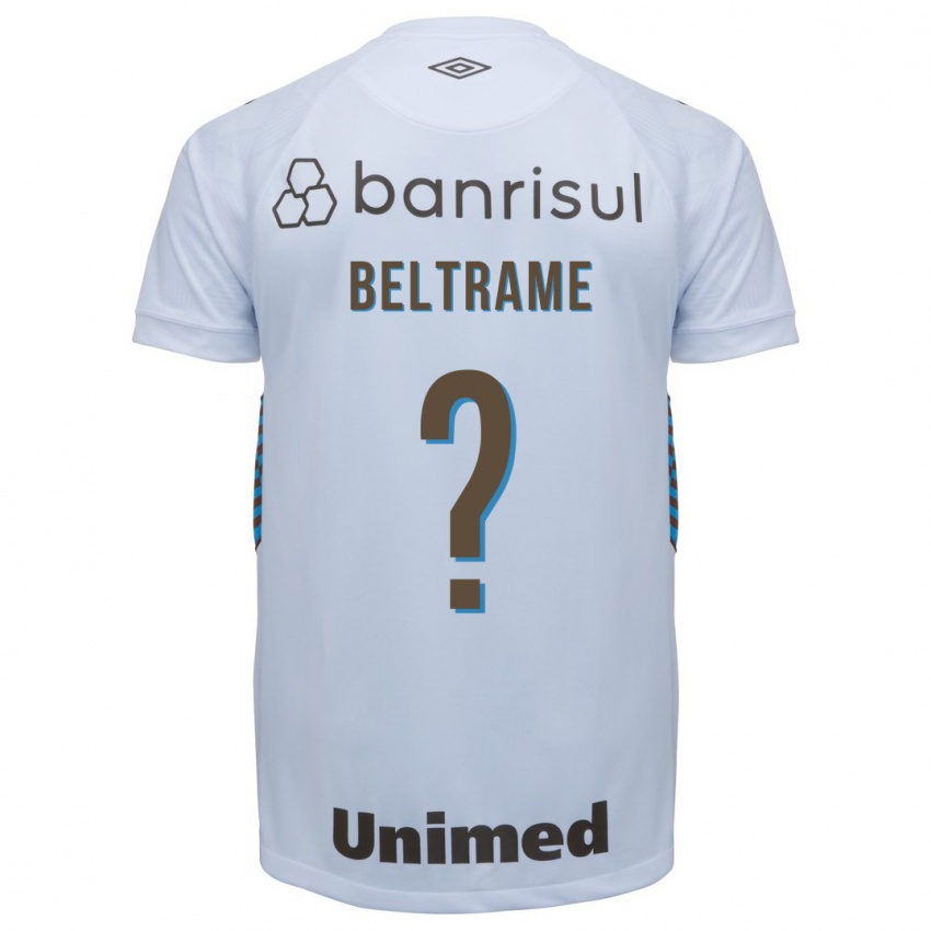 Kinder Thiago Beltrame #0 Weiß Auswärtstrikot Trikot 2023/24 T-Shirt Belgien