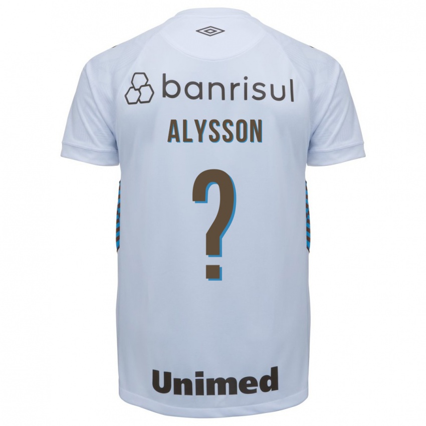 Enfant Maillot Alysson #0 Blanc Tenues Extérieur 2023/24 T-Shirt Belgique