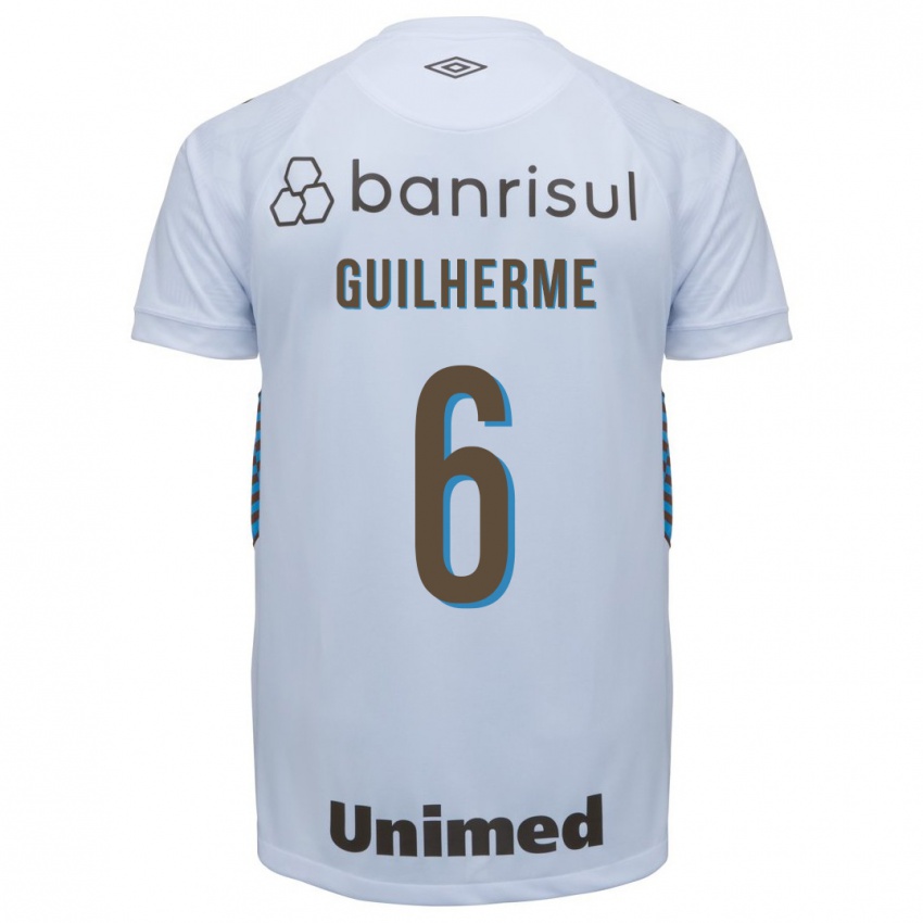 Kinder Zé Guilherme #6 Weiß Auswärtstrikot Trikot 2023/24 T-Shirt Belgien