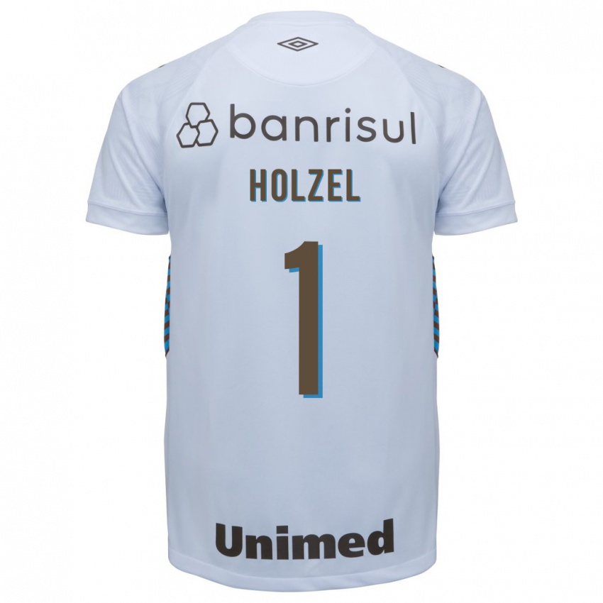 Enfant Maillot Vivi Holzel #1 Blanc Tenues Extérieur 2023/24 T-Shirt Belgique