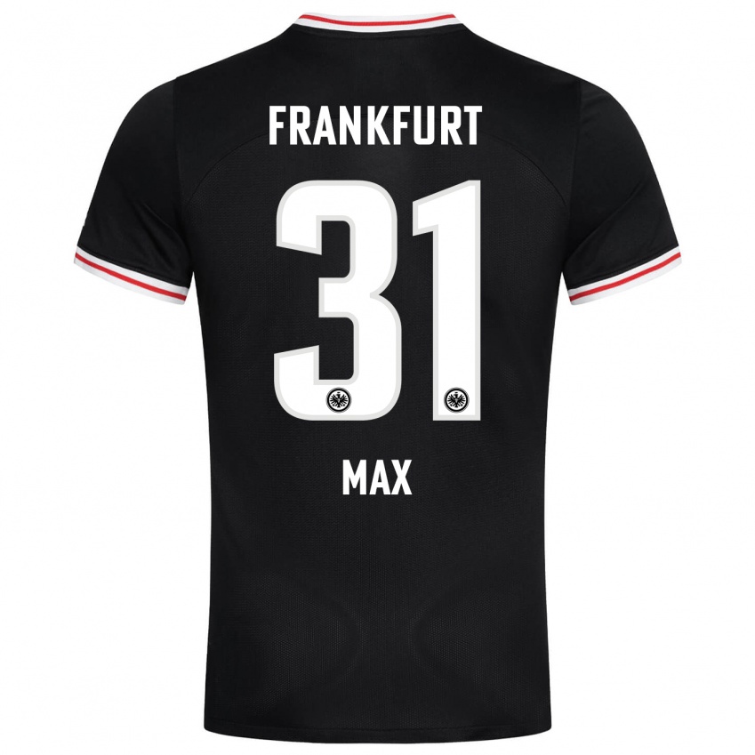 Kinder Philipp Max #31 Schwarz Auswärtstrikot Trikot 2023/24 T-Shirt Belgien