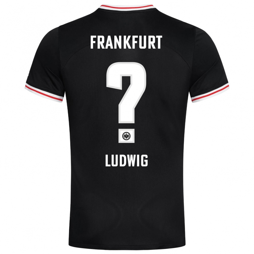 Enfant Maillot Finn Ludwig #0 Noir Tenues Extérieur 2023/24 T-Shirt Belgique