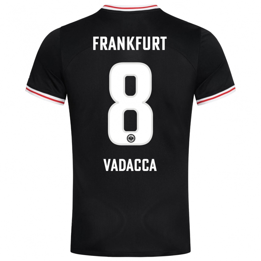 Kinder Gianni Vadacca #8 Schwarz Auswärtstrikot Trikot 2023/24 T-Shirt Belgien