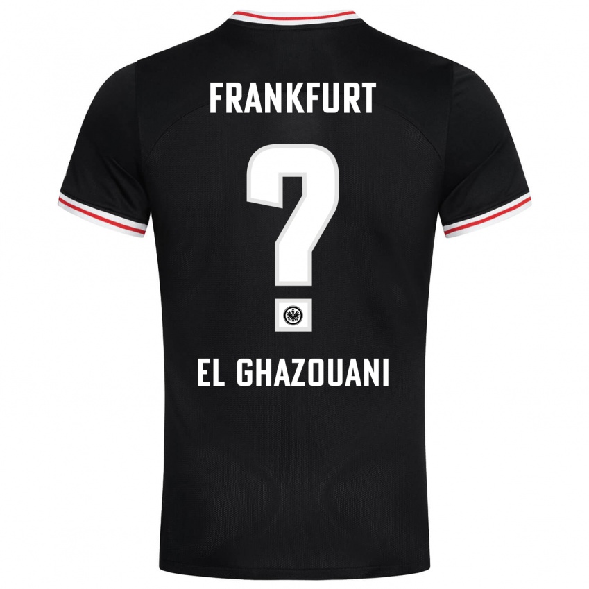 Kinder Mohamed El Ghazouani #0 Schwarz Auswärtstrikot Trikot 2023/24 T-Shirt Belgien