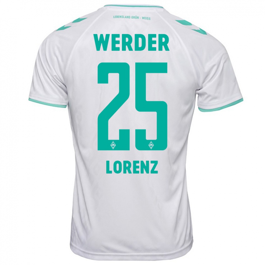 Kinder Jacob Lorenz #25 Weiß Auswärtstrikot Trikot 2023/24 T-Shirt Belgien