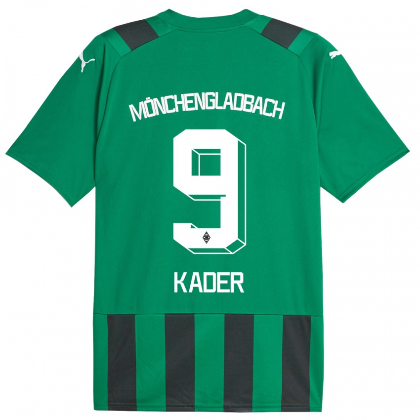 Kinderen Cagatay Kader #9 Zwart Groen Uitshirt Uittenue 2023/24 T-Shirt België