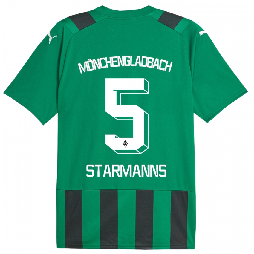 Kinderen Sandra Starmanns #5 Zwart Groen Uitshirt Uittenue 2023/24 T-Shirt België