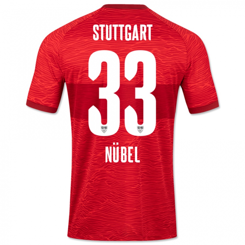 Kinderen Alexander Nübel #33 Rood Uitshirt Uittenue 2023/24 T-Shirt België