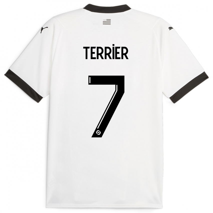 Kinder Martin Terrier #7 Weiß Auswärtstrikot Trikot 2023/24 T-Shirt Belgien