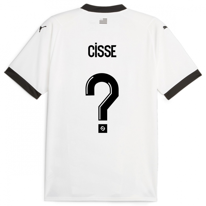 Kinder Djaoui Cissé #0 Weiß Auswärtstrikot Trikot 2023/24 T-Shirt Belgien