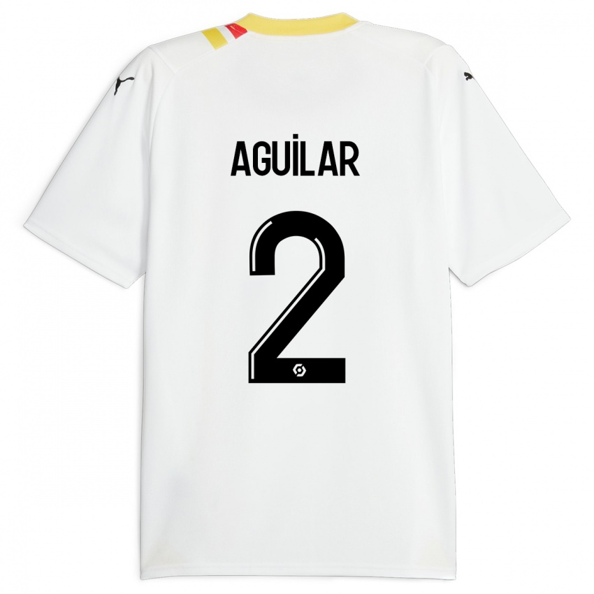 Kinder Ruben Aguilar #2 Schwarz Auswärtstrikot Trikot 2023/24 T-Shirt Belgien