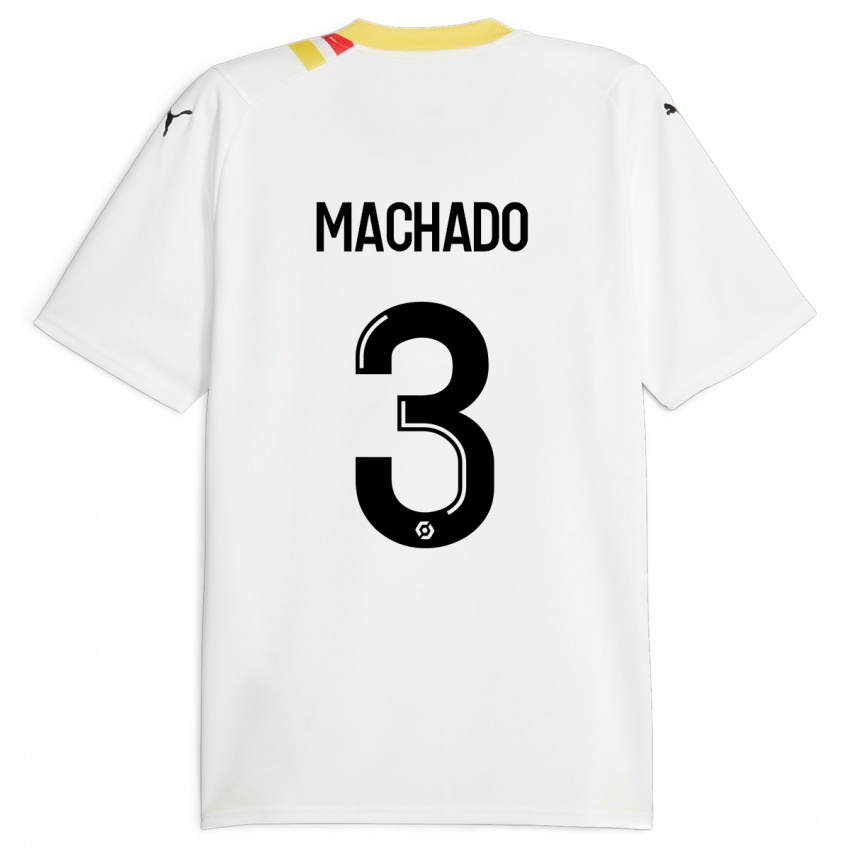 Kinder Deiver Machado #3 Schwarz Auswärtstrikot Trikot 2023/24 T-Shirt Belgien