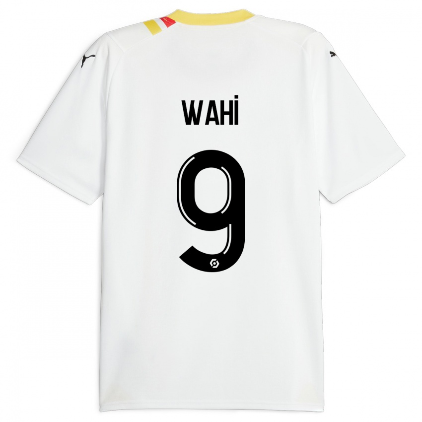 Kinder Elye Wahi #9 Schwarz Auswärtstrikot Trikot 2023/24 T-Shirt Belgien
