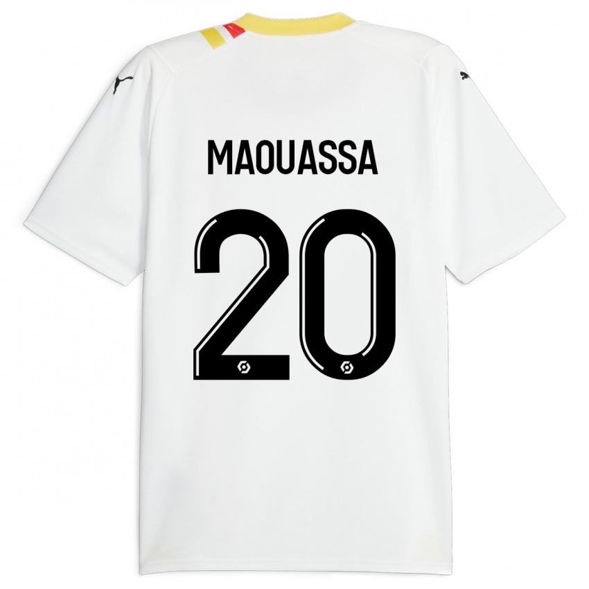 Kinder Faitout Maouassa #20 Schwarz Auswärtstrikot Trikot 2023/24 T-Shirt Belgien