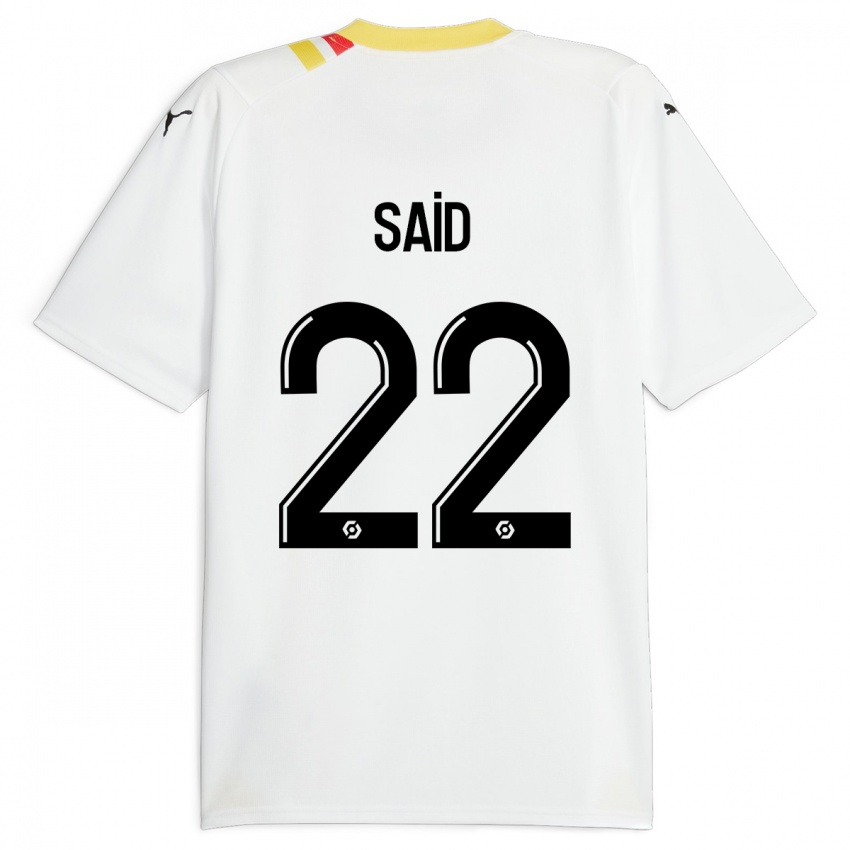 Kinder Wesley Saïd #22 Schwarz Auswärtstrikot Trikot 2023/24 T-Shirt Belgien