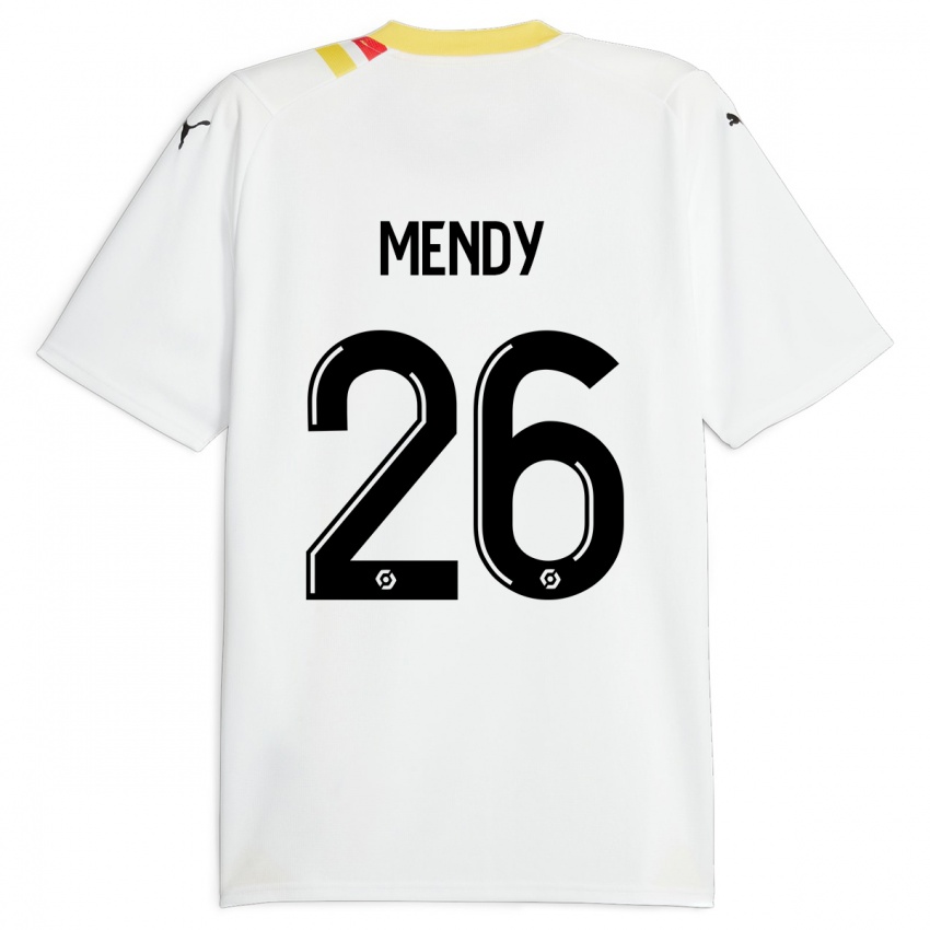 Kinder Nampalys Mendy #26 Schwarz Auswärtstrikot Trikot 2023/24 T-Shirt Belgien