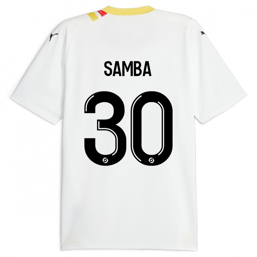 Kinder Brice Samba #30 Schwarz Auswärtstrikot Trikot 2023/24 T-Shirt Belgien