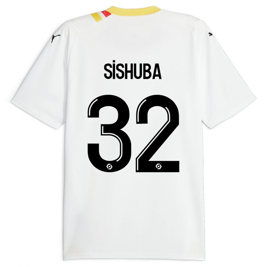 Kinder Ayanda Sishuba #32 Schwarz Auswärtstrikot Trikot 2023/24 T-Shirt Belgien