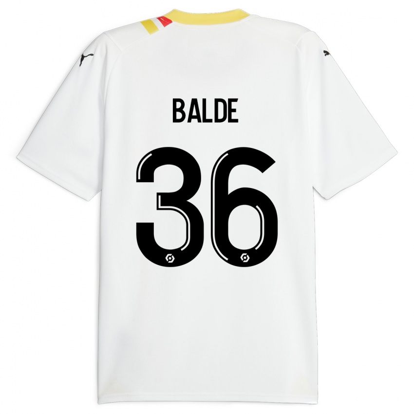 Kinder Ibrahima Baldé #36 Schwarz Auswärtstrikot Trikot 2023/24 T-Shirt Belgien