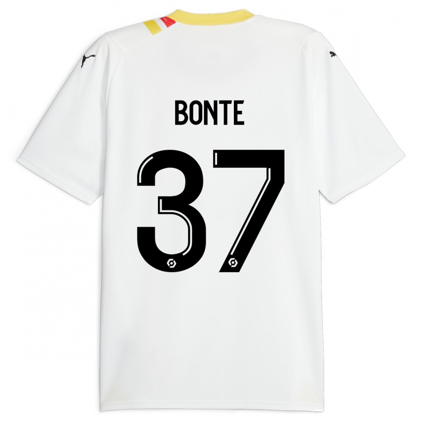 Kinder Nolan Bonte #37 Schwarz Auswärtstrikot Trikot 2023/24 T-Shirt Belgien