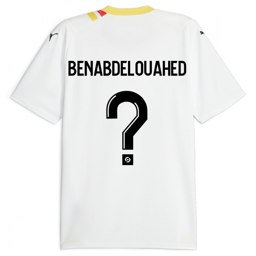 Kinder Kaïs Benabdelouahed #0 Schwarz Auswärtstrikot Trikot 2023/24 T-Shirt Belgien