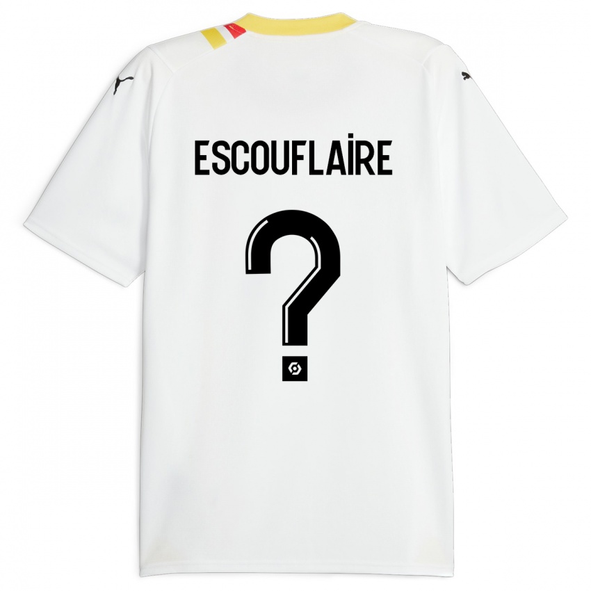 Kinder Mattéo Escouflaire #0 Schwarz Auswärtstrikot Trikot 2023/24 T-Shirt Belgien