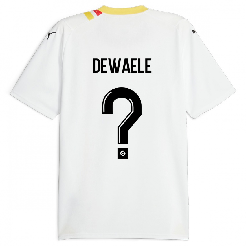Kinder Florian Dewaele #0 Schwarz Auswärtstrikot Trikot 2023/24 T-Shirt Belgien